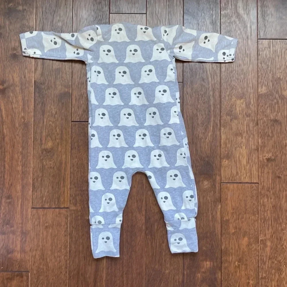 Monica + Andy On the Go One-Piece Halloween Ghost 3-6m